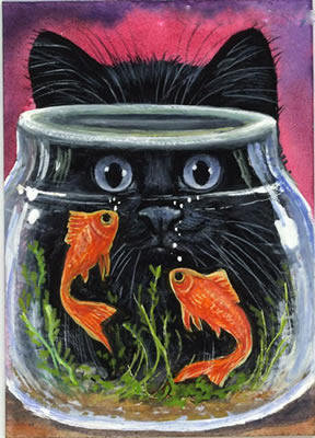 смотрящий сквозь - котики - оригинал