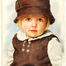 Схема вышивки «девочка»