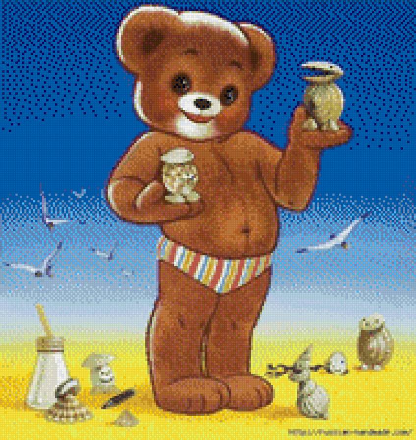 мишка - игрушка - предпросмотр