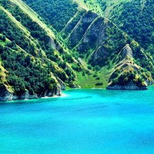 Схема вышивки «Озеро Казеной Ам»