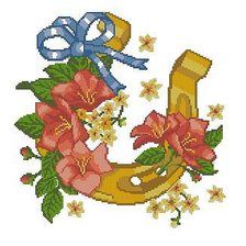 Схема вышивки «подкова»