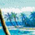 Предпросмотр схемы вышивки «Пальмовый берег» (№562363)