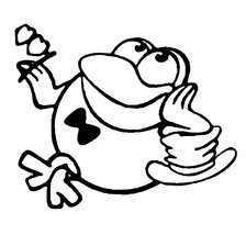 Схема вышивки «Лягушонок»