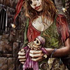 Схема вышивки «кукольный театр»