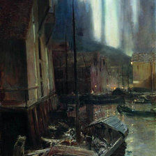 Схема вышивки «пейзаж»