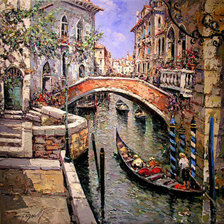 Схема вышивки «Гандола»