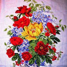Схема вышивки «букет»