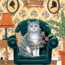 Схема вышивки «на троне»