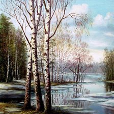 Схема вышивки «весна скоро»