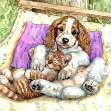 Схема вышивки «наигрались»