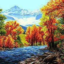 Схема вышивки «osen2»