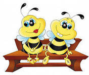 Схема вышивки «пчелки»