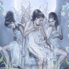 Схема вышивки «феи»