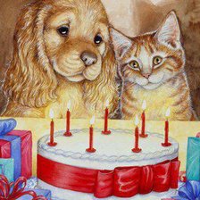 Схема вышивки «именинники»