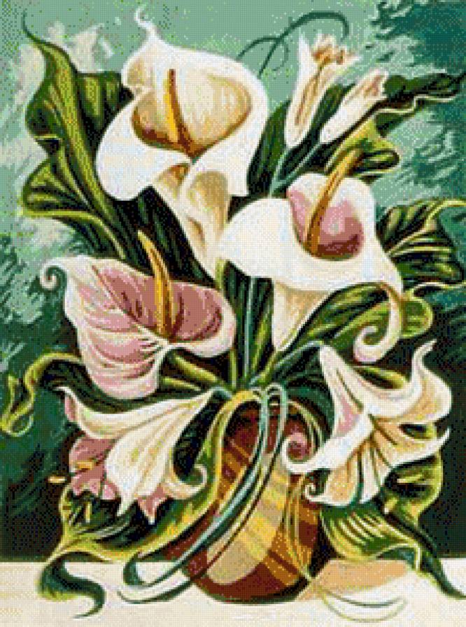 каллы - букет - предпросмотр