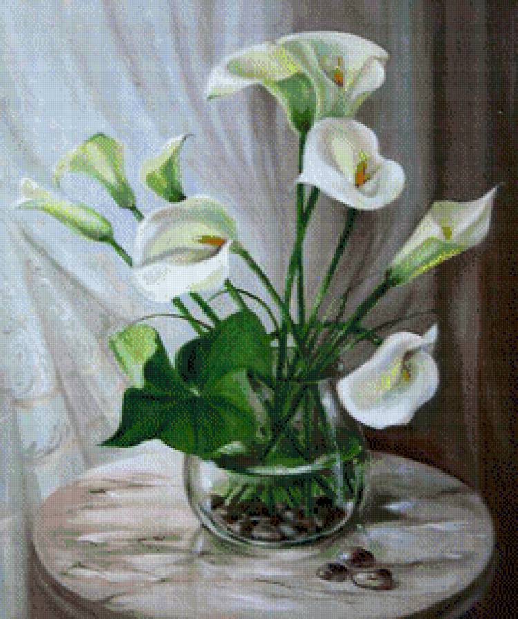 каллы - букет - предпросмотр