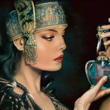 Схема вышивки «ведьма»