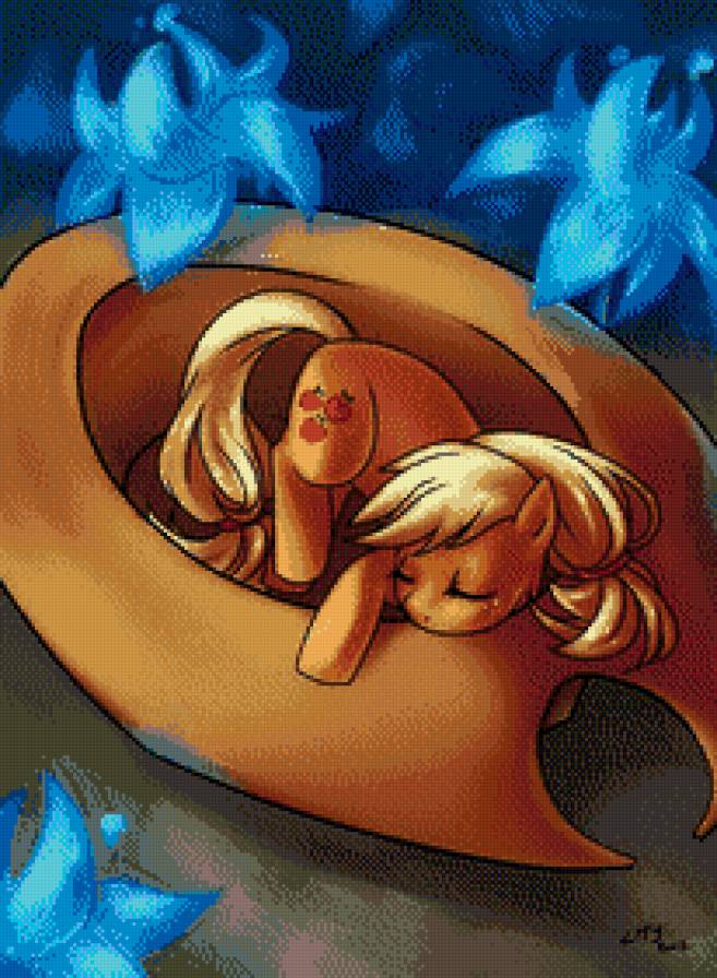 Пони в шляпе - пони, шляпа - предпросмотр