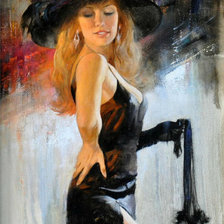 Девушка в шляпе