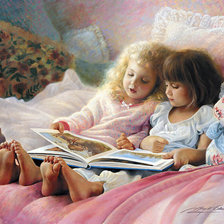 Схема вышивки «Подружки»