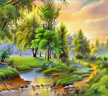 Схема вышивки «природа»