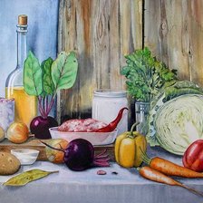 Схема вышивки «будущий борщ»