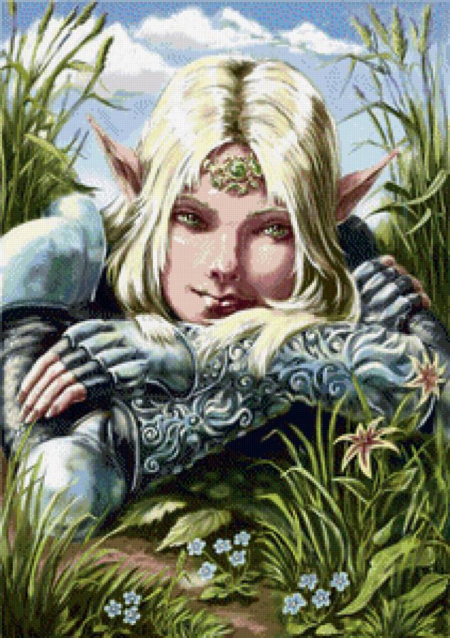 эльфа худ. Анискин Сергей - фэнтези - предпросмотр