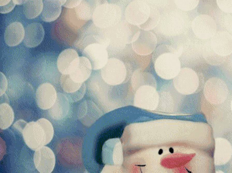 Снеговик - снег, новый год, снеговик - предпросмотр