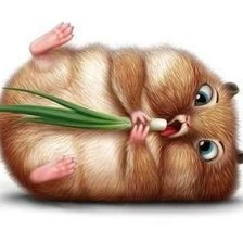 Схема вышивки «Хомячок»