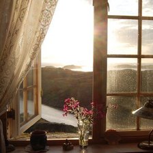 Схема вышивки «Просторы из окна»