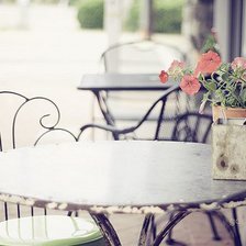 Схема вышивки «Романтический столик»