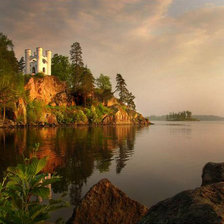 Схема вышивки «остров»