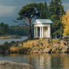 Схема вышивки «храм нептуна»