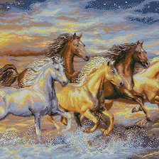 Схема вышивки «лошади»