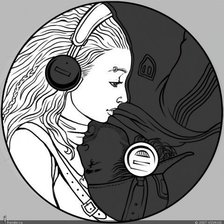 Схема вышивки «Он и она»