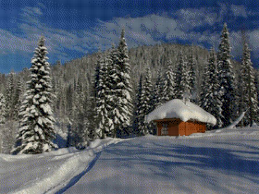 Izbuška - zima - предпросмотр