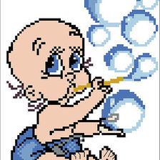 Схема вышивки «малыш»