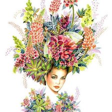 Схема вышивки «мода»