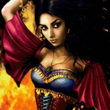 Схема вышивки «девушка3»