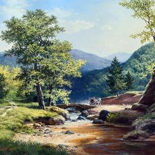 Схема вышивки «михаил сатаров 18 через реку»