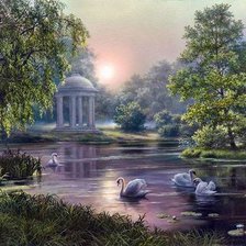 Схема вышивки «михаил сатаров 28 лебединое озеро»