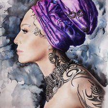 Схема вышивки «Наргиз Закирова»