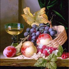 Схема вышивки «пано с фруктами»