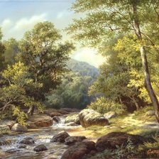 Схема вышивки «михаил сатаров 31 лесной пейзаж»