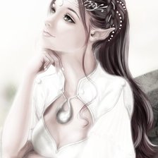 Схема вышивки «Эльфийка»