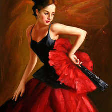 Схема вышивки «Красота женщины»