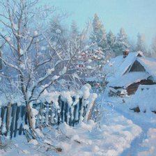 Схема вышивки «михаил сатаров 49 зимний закат»