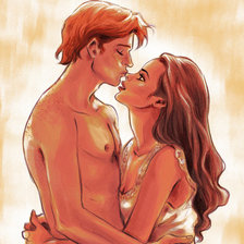 Схема вышивки «Пара»