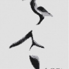 Схема вышивки «влюбленные»