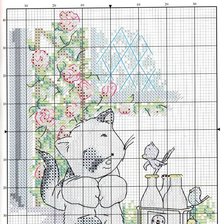 Схема вышивки «Котенок»